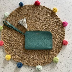 Fossil Blue Clutch Wristlet